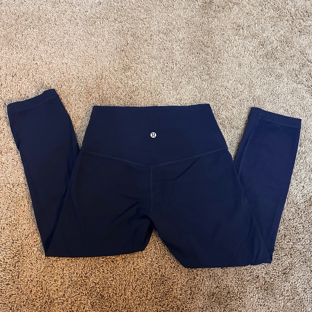 blue Lululemon leggings